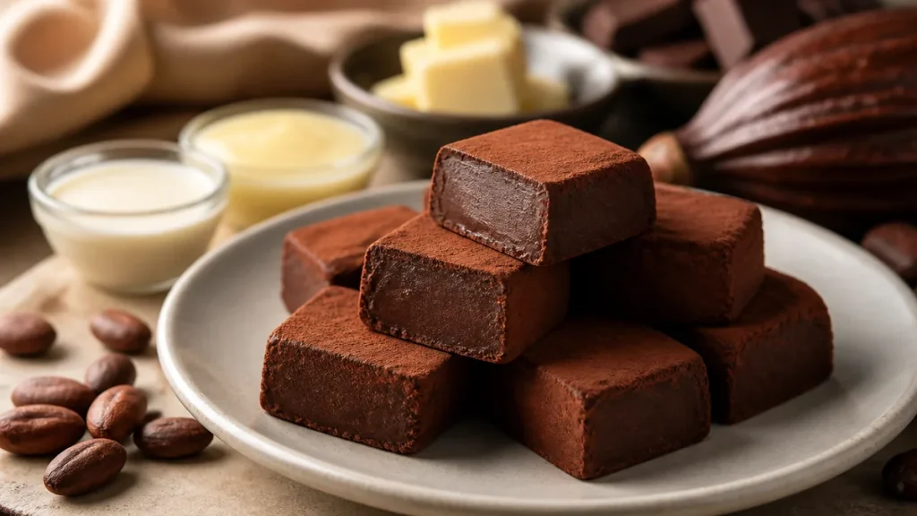 生チョコは生クリームなしでも作れる｜牛乳・練乳など代用6種の黄金比と作り方のアイキャッチ画像