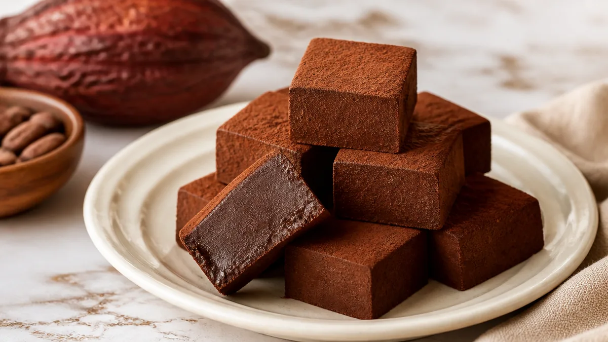 生チョコは冷蔵庫で何時間冷やす?固さが変わる目安と失敗しないコツを解説のアイキャッチ画像