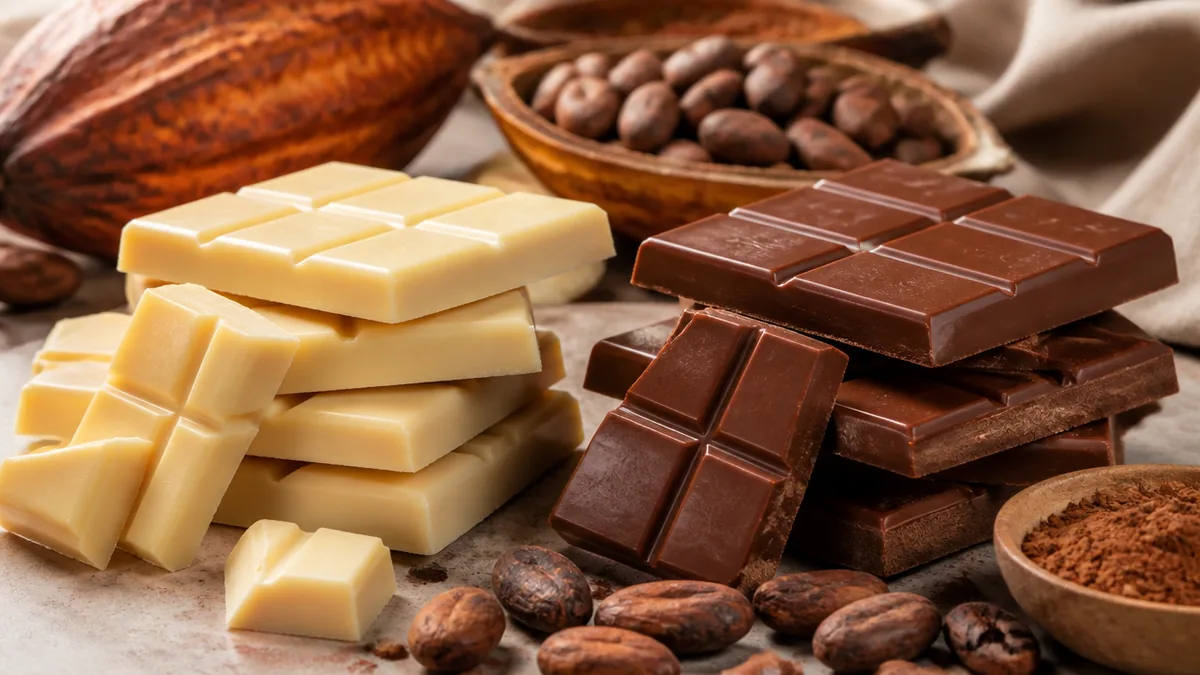 ホワイトチョコとミルクチョコの違いは「カカオマスの有無」がカギの解説画像