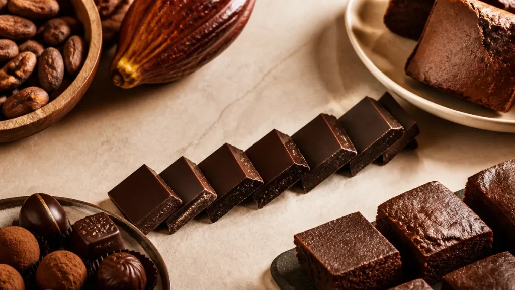 ダークチョコとビターチョコの違いは名前だけ？カカオ含有率と味の特徴を徹底解説のアイキャッチ画像