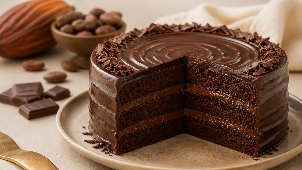 チョコレートケーキのデコレーションを簡単にする3つの大前提の解説画像