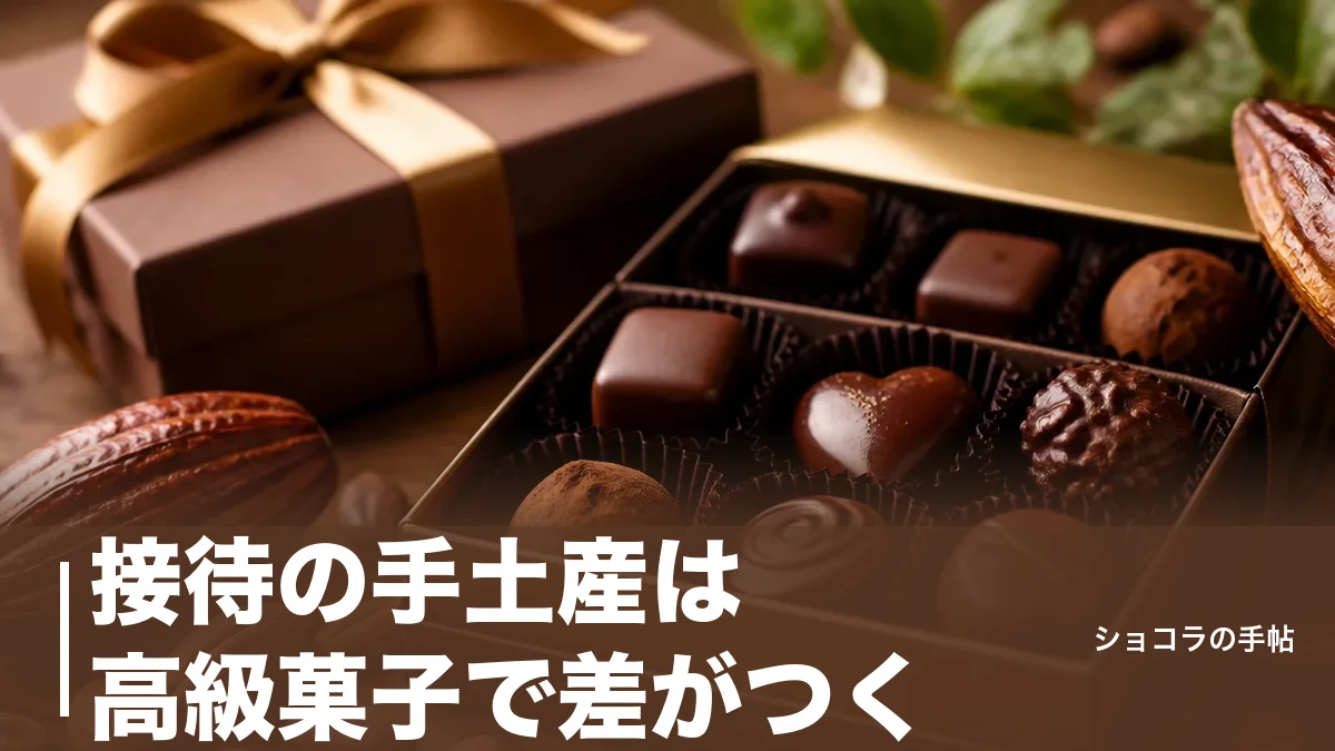 接待の手土産は高級菓子で差がつく|定番6ブランドの相場と失敗しない選び方を解説のアイキャッチ画像