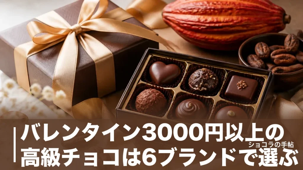 バレンタイン3000円以上の高級チョコは6ブランドで選ぶ｜本命に外さない価格帯と味の違いを解説のアイキャッチ画像