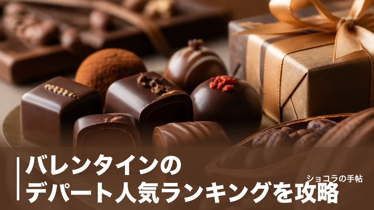 バレンタインのデパート人気ランキングを攻略｜4大催事の特徴と外さない選び方を解説のアイキャッチ画像