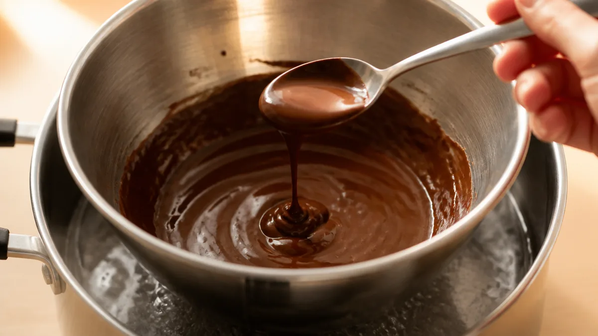 チョコの湯煎で水が入った時の対処法は「最初の数秒」が勝負の解説画像