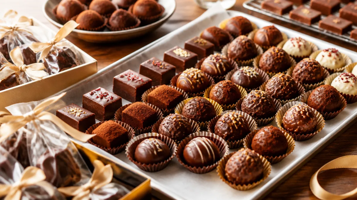 手作りチョコの大量生産を簡単にする3つの鉄則の解説画像