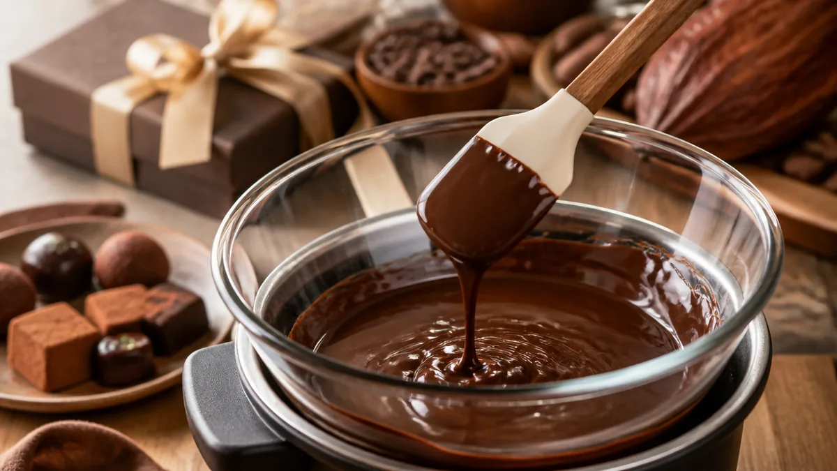 チョコを上手に溶かせれば失敗の半分は防げるの解説画像