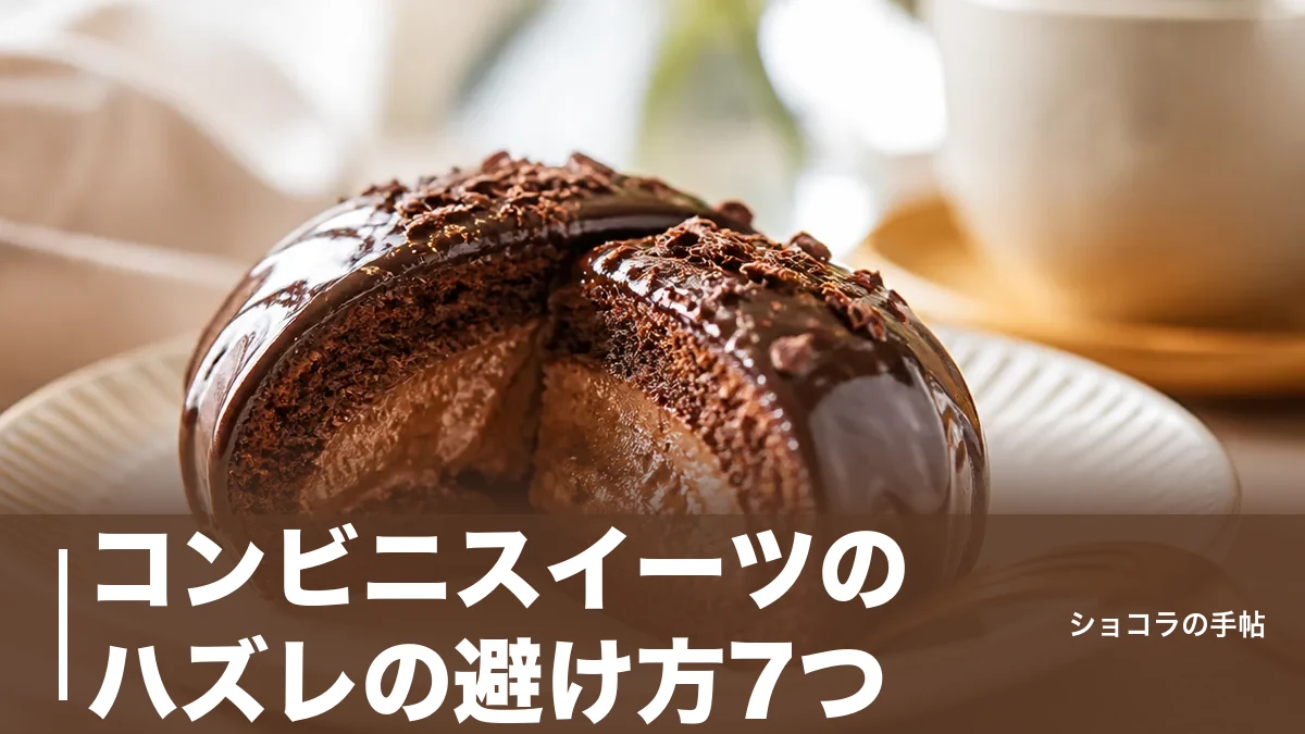 コンビニスイーツのハズレの避け方7つ｜「まずい」と感じる原因は裏面ラベルで見抜けるのアイキャッチ画像